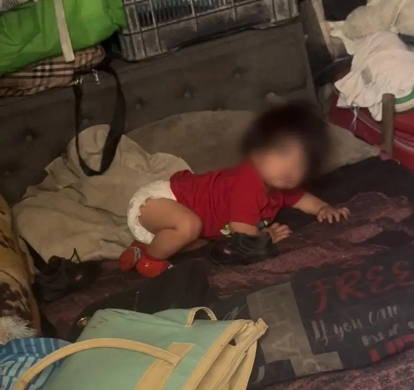 Rescataron a bebé en condiciones insalubres en Ecatepec
