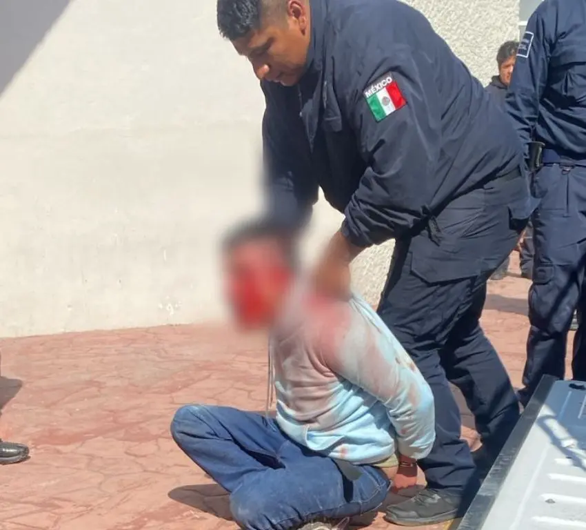 Rescataron a bebé golpeado por su padre en Ecatepec