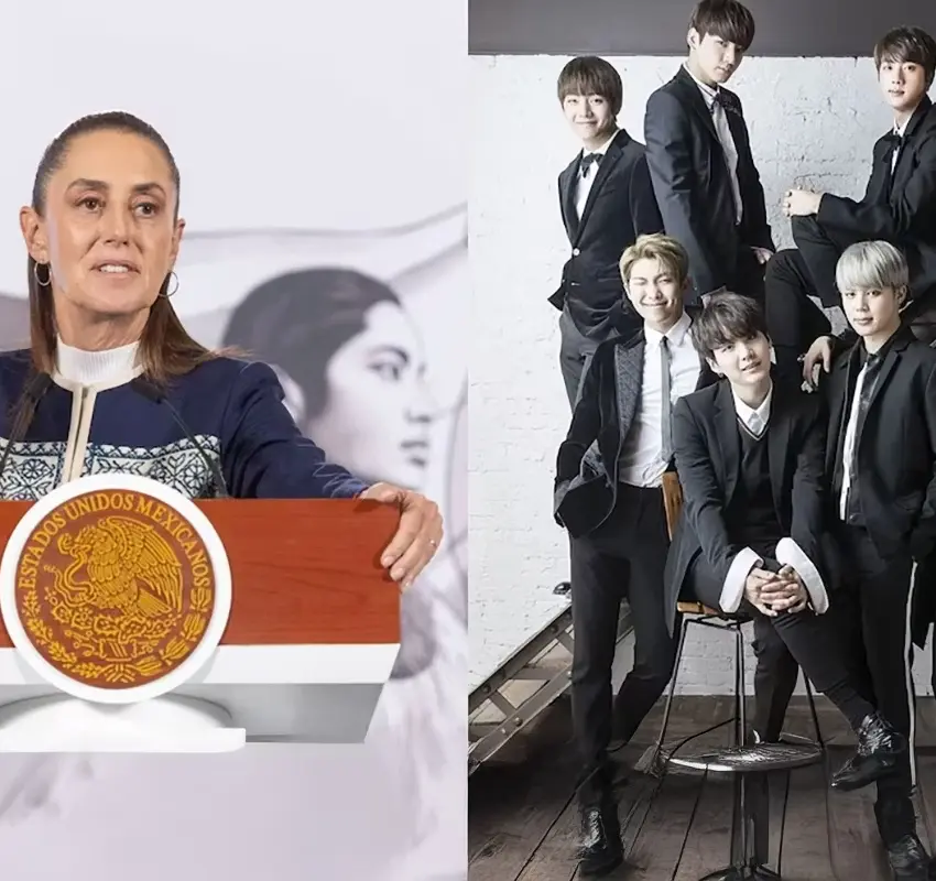 Sheinbaum escribe al primer ministro de Corea del Sur para pedir más conciertos de BTS