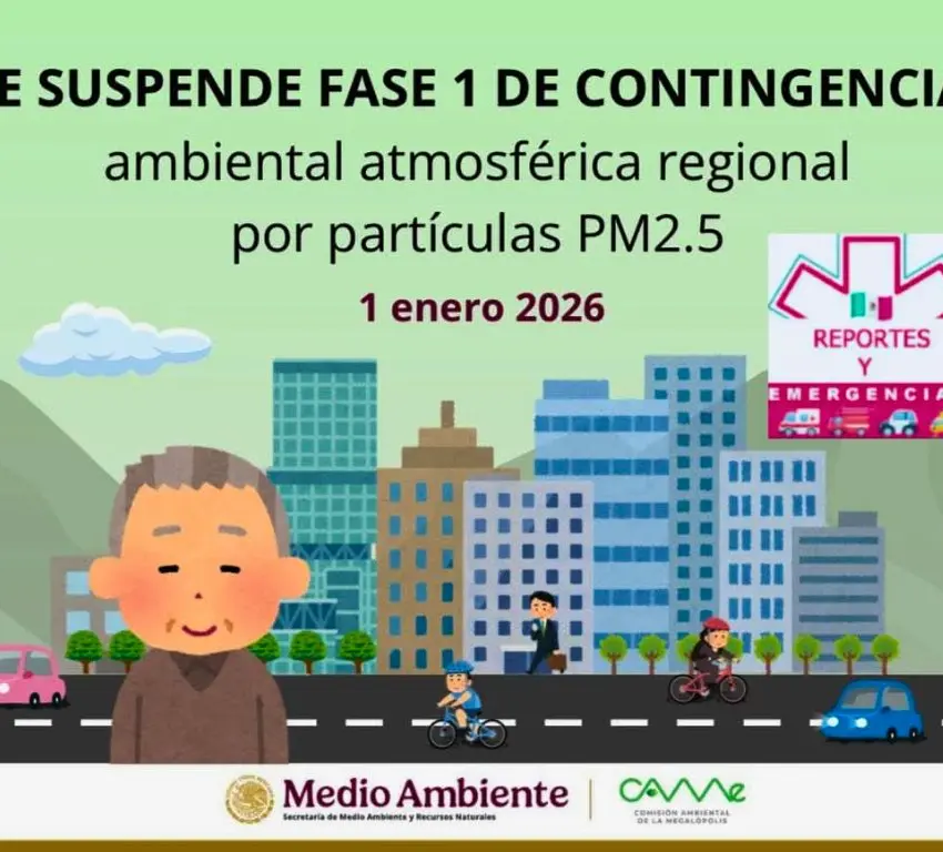 Suspendieron Contingencia Ambiental en Edoméx