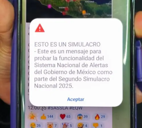 Alerta sísmica en celulares: este miércoles habrá simulacro en CDMX y Edomex