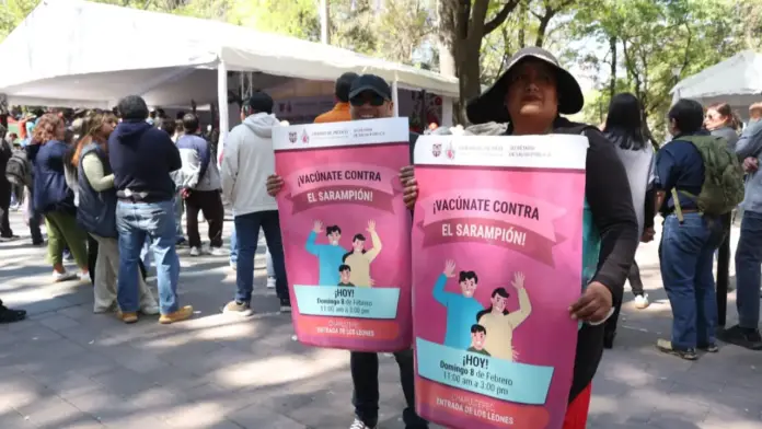Brigadas contra sarampión en CDMX se refuerzan ante aumento de casos