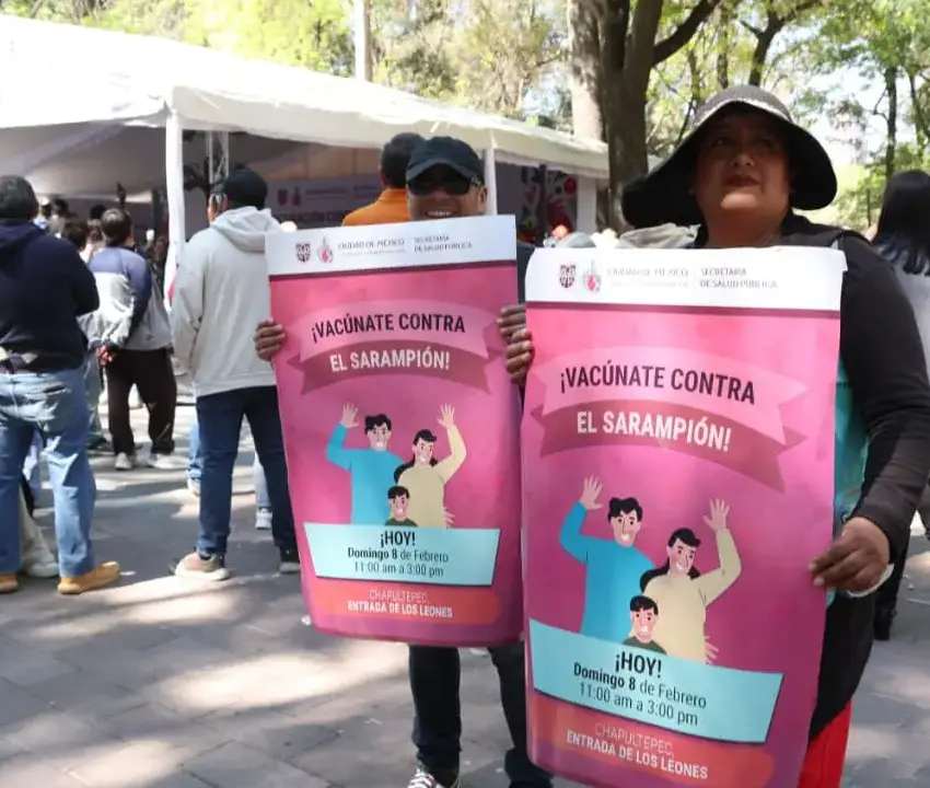 Brigadas contra sarampión en CDMX se refuerzan ante aumento de casos