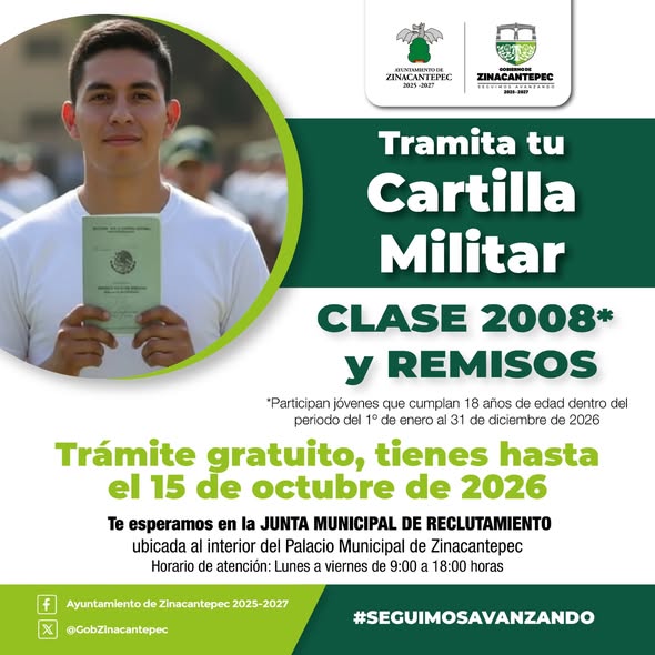 abren-tramite-de-cartilla-militar-en-zinacantepec Abren trámite de Cartilla Militar en Zinacantepec - Primero Editores