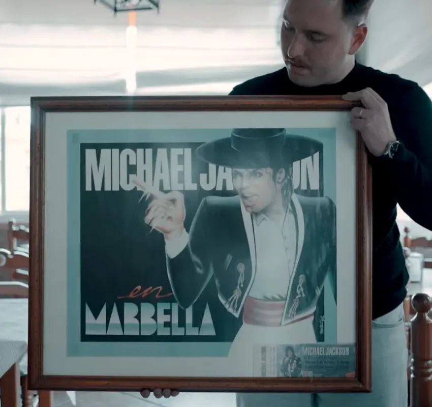El día que el Rey del Pop iluminó Marbella en un documental