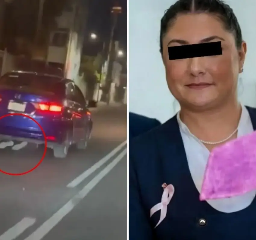 Detienen a conductora que atropelló a un motociclista en Iztapalapa