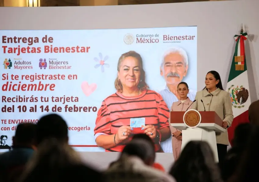 Inicia entrega de tarjetas Pensiones Bienestar