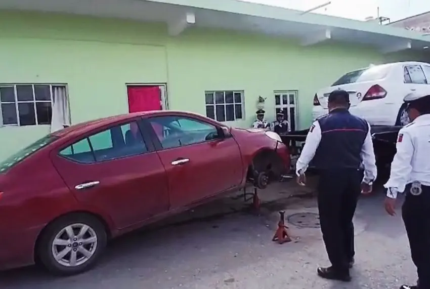 Operativos en talleres mecánicos de Toluca