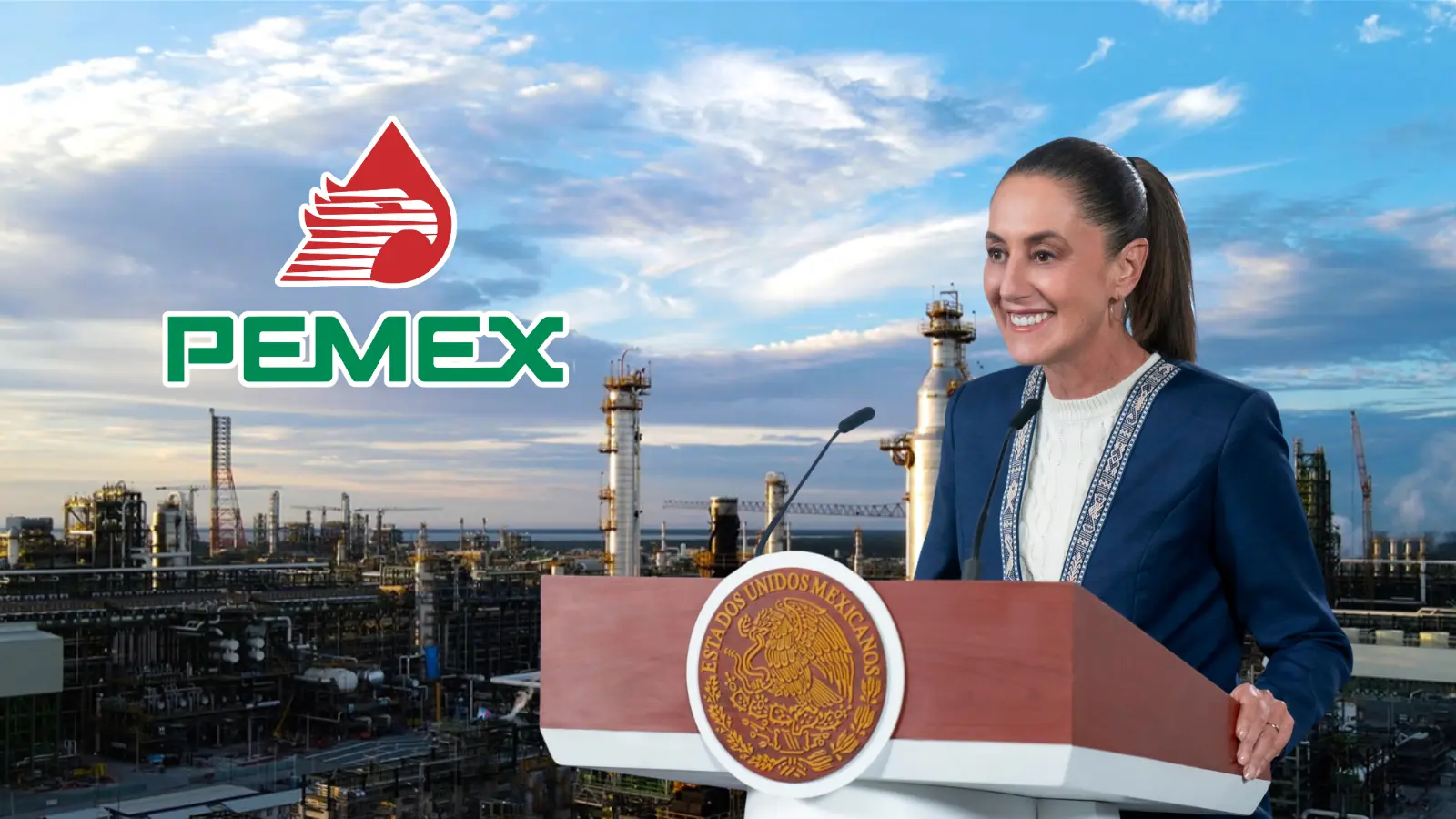 Pemex aumenta procesamiento de crudo a 15 millones de barriles