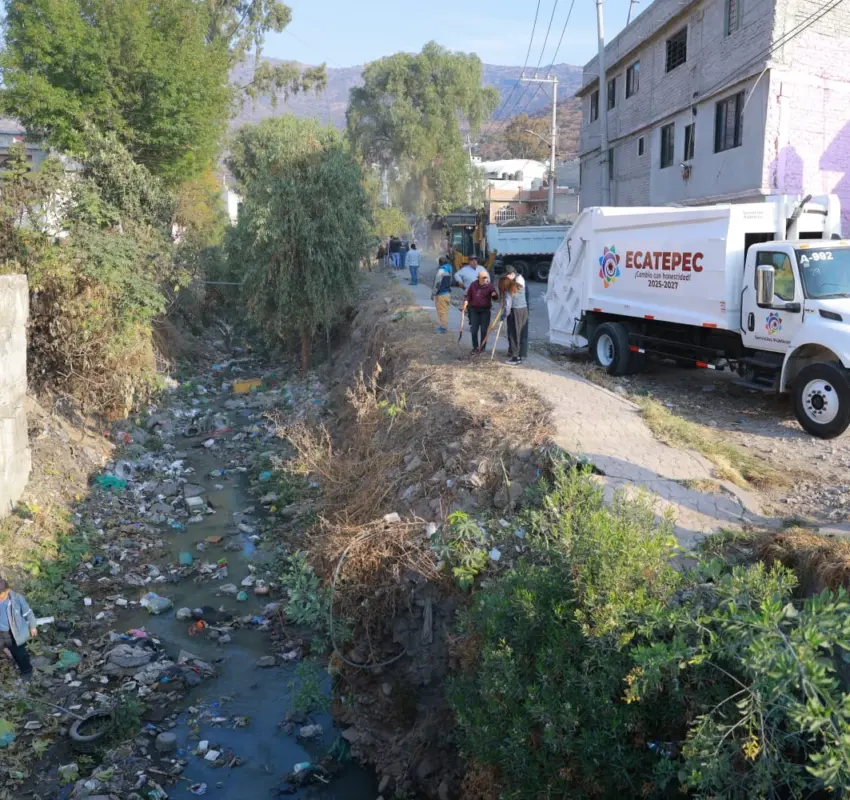 Recogieron 50 toneladas de basura en Ecatepec