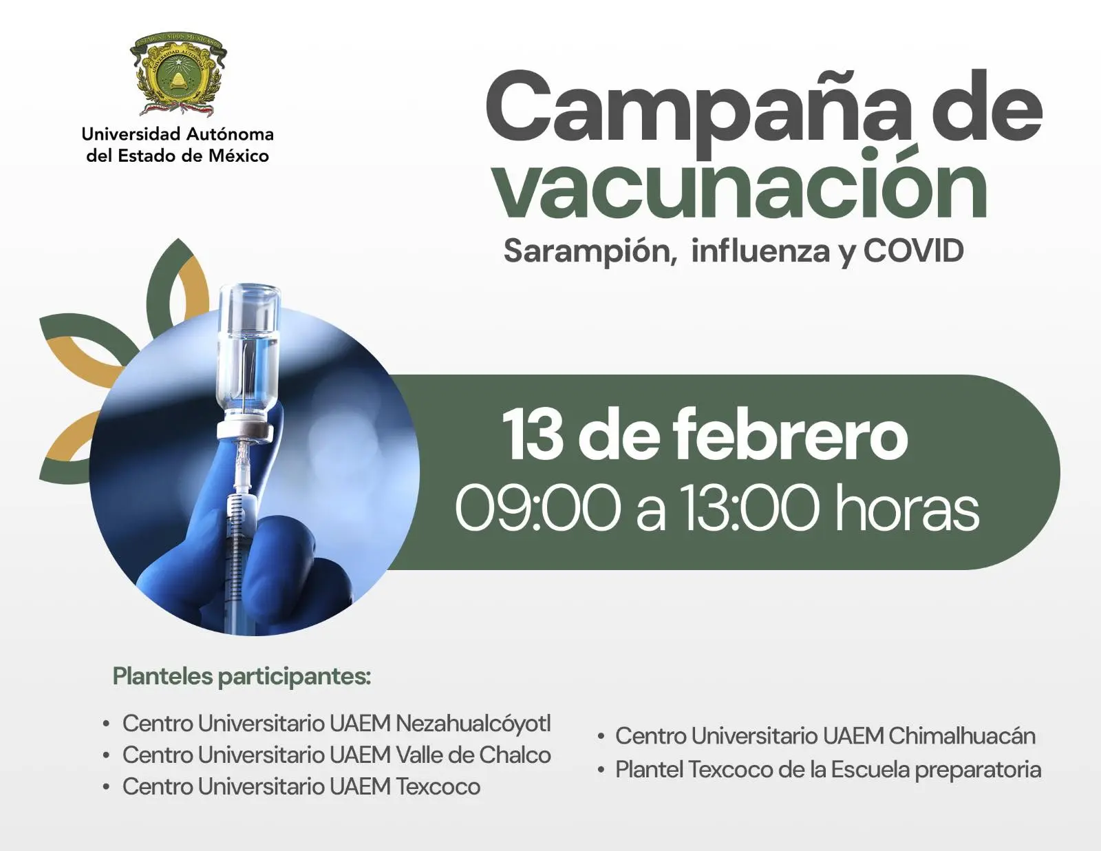 Reforzó UAEMex campaña de vacunación en planteles   Primero Editores