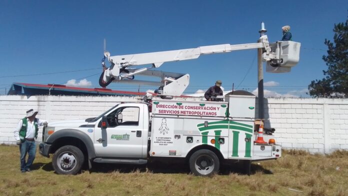 Renuevan alumbrado público en Almoloya de Juárez - Primero Editores