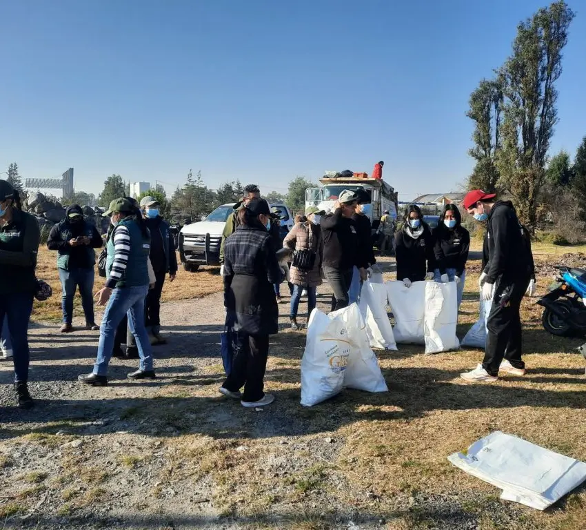 Retiraron 4 toneladas de basura del humedal de San Mateo Atenco