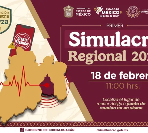 Simulacro Regional 2026: sistemas de alerta sísmica se activan en CDMX y Edomex