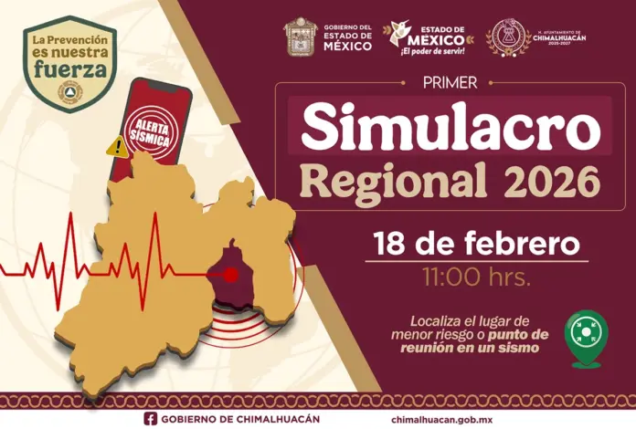 Simulacro con alerta sísmica pone a prueba preparación ciudadana