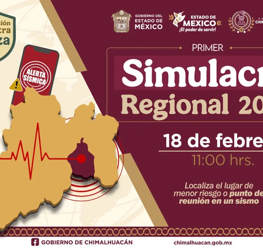Simulacro Regional 2026: sistemas de alerta sísmica se activan en CDMX y Edomex