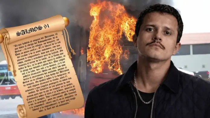 El Mencho y el Salmo 91 hallado en su casa de Tapalpa El Mencho y el Salmo 91 hallado en su casa de Tapalpa