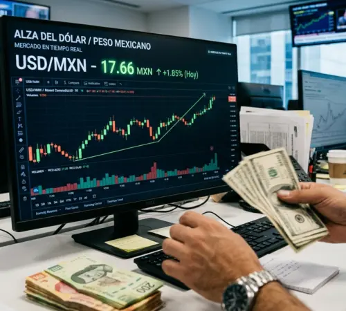 Precio del dólar hoy 17 de marzo sube a 17.66 pesos