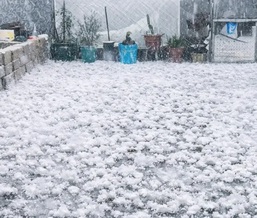 Granizada en Cuautitlán Izcalli causa afectaciones en vialidades