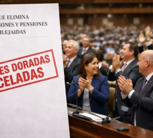Pensiones doradas eliminadas tras aprobación en la Cámara de Diputados
