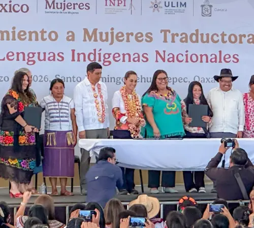 Secretaría de las Mujeres e INPI firman convenio para difundir Cartilla de Derechos en radios indígenas