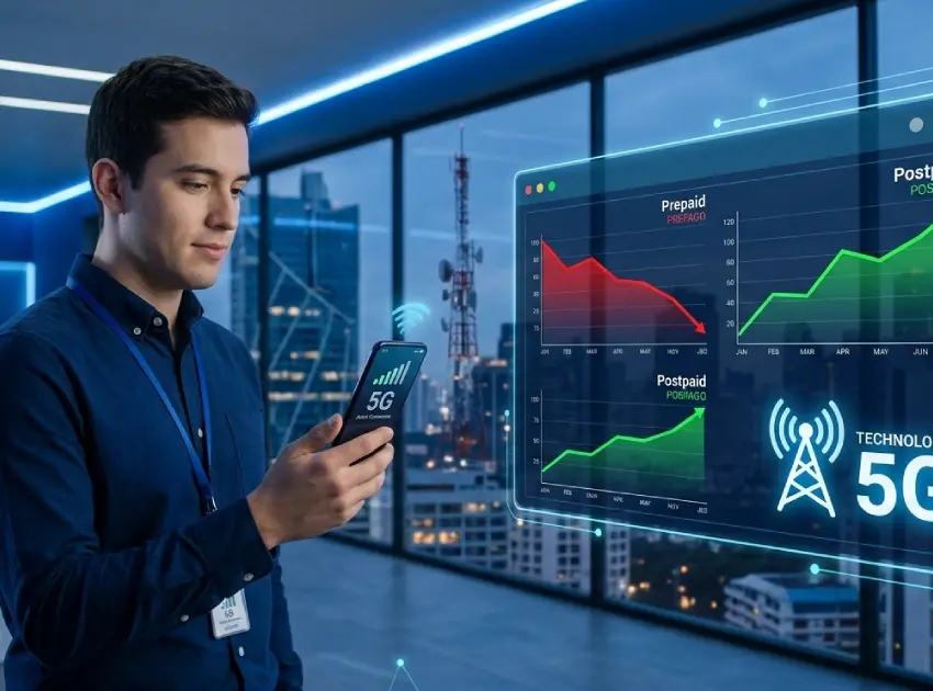 Telcel prioriza pospago tras caída de 405,000 suscriptores en prepago