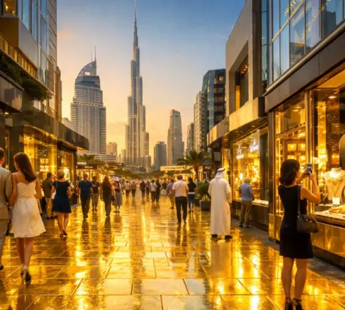 Dubai Gold District tendrá una calle pavimentada con oro