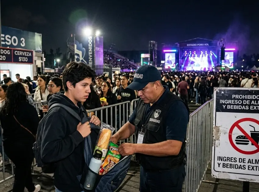 Ley para ingresar alimentos en conciertos CDMX avanza