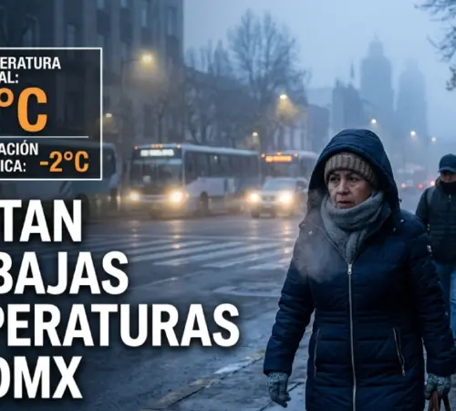 Alertan por bajas temperaturas en CDMX