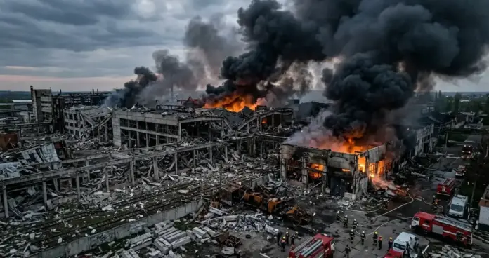 ataque-bryansk-principal taque Bryansk: Destrucción de fábrica militar rusa por misiles Storm Shadow