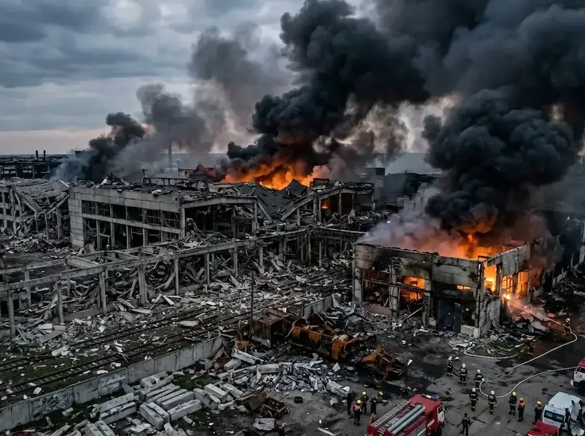 Ataque Bryansk: Misiles Storm Shadow destruyen fábrica militar rusa