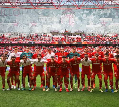 Toluca lidera ranking de Concacaf con 1,263 puntos