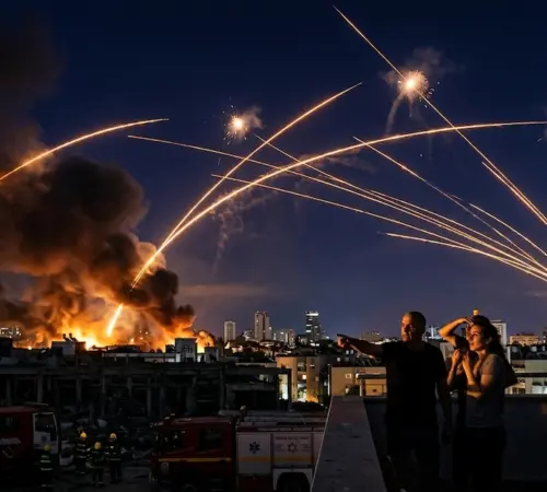 Crisis Israel: Ataque Masivo de Irán y Hezbolá Satura Defensas