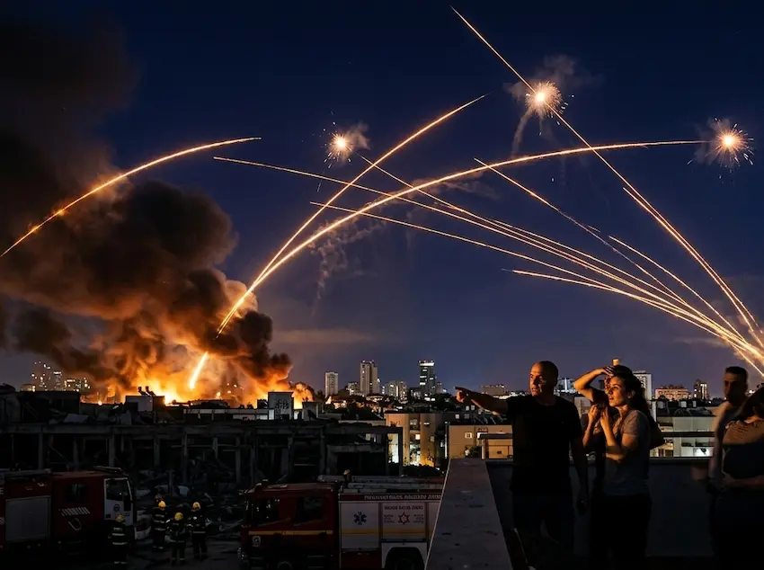 Crisis Israel: Ataque Masivo de Irán y Hezbolá Satura Defensas