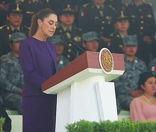 La presidenta Claudia Sheinbaum reconoce a mujeres militares