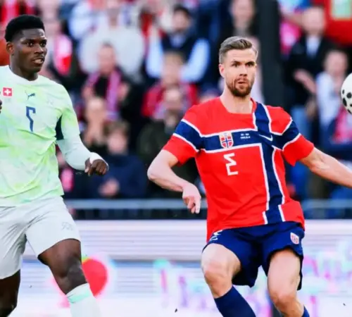 Noruega vs Suiza: 0-0 y fin de racha de Haaland