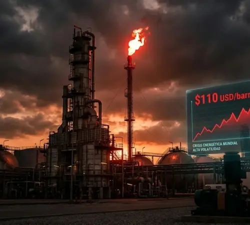 Petróleo Irán: Precios superan $100 por barril