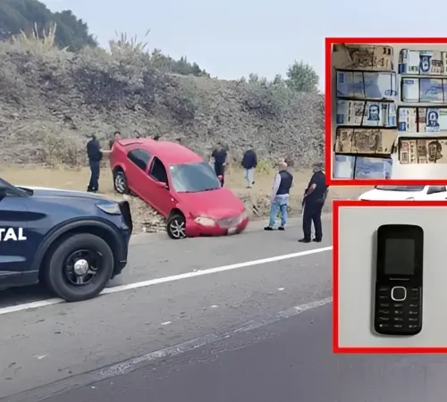 Intento de extorsión en Toluca, acaba con persecución y choque