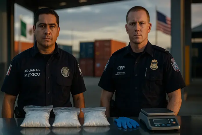 tráfico drogas México-EE.UU.: agentes fronterizos incautan fentanilo en operación bilateral 2025