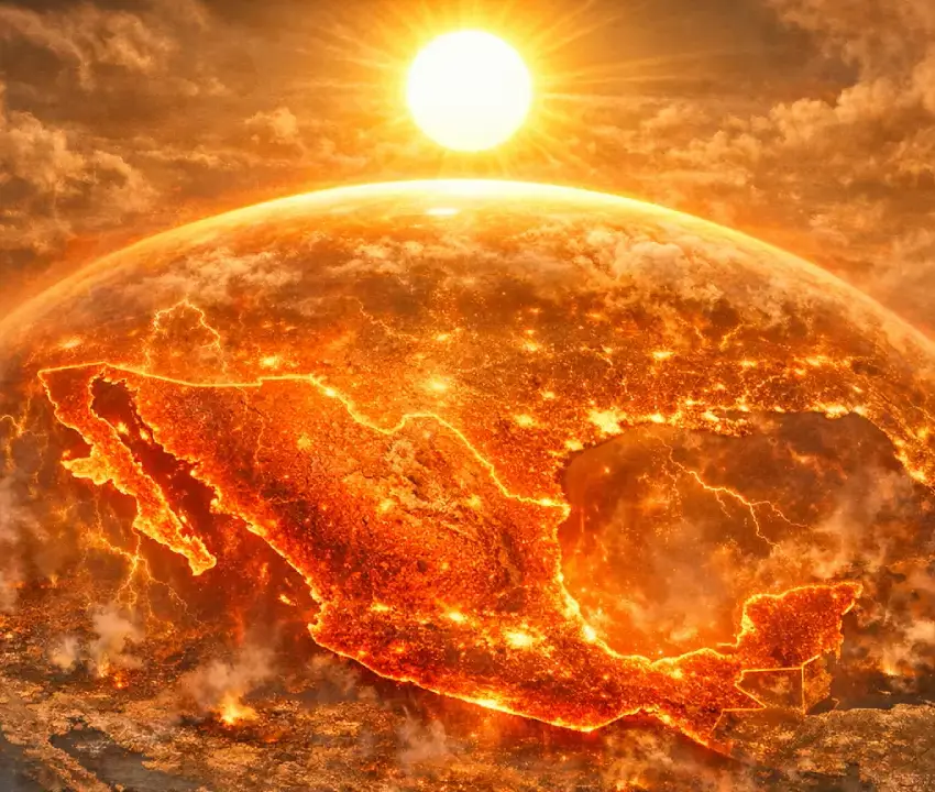 Domo de calor en México provoca temperaturas extremas en 28 estados