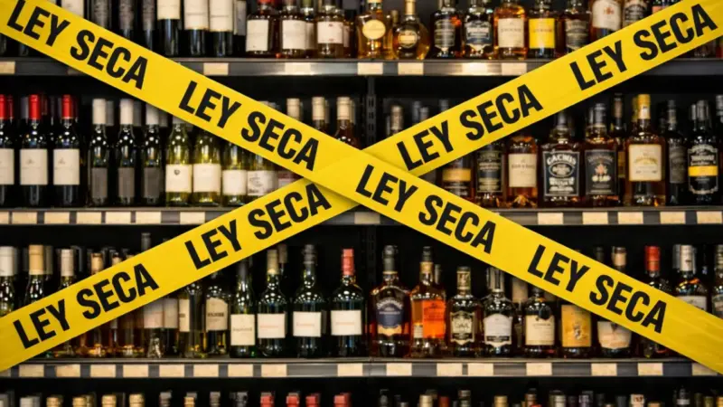 Ley seca en Semana Santa: multas y sanciones