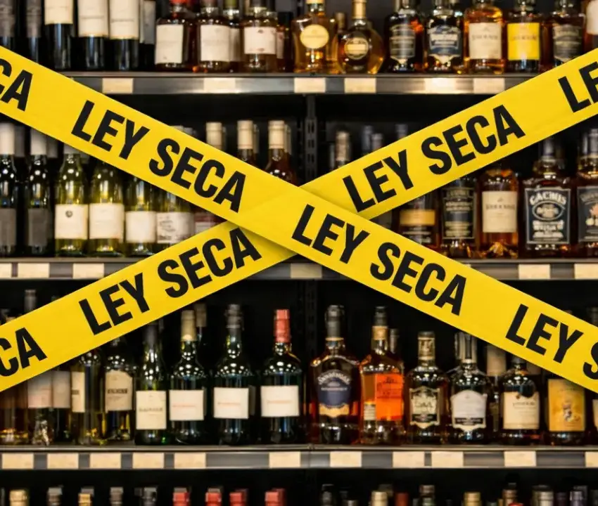 Ley seca en Semana Santa: multas y sanciones
