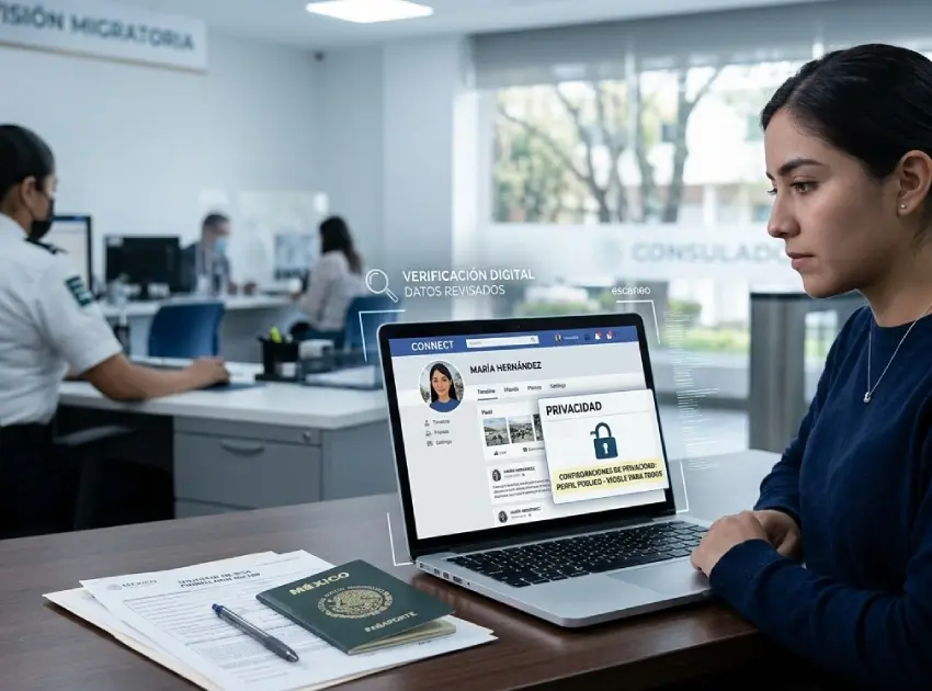 Revisión de redes sociales será obligatoria en trámite de visas estadounidenses para mexicanos