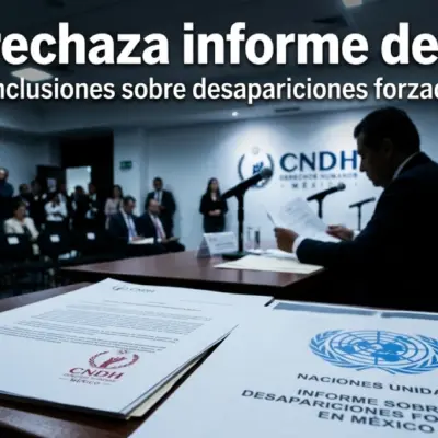CNDH rechaza informe ONU sobre desapariciones forzadas en México en contexto de tensión con organismos internacionales de derechos humanos