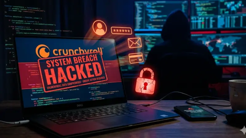 Hackeo de Crunchyroll expone datos personales de millones de usuarios tras ciberataque masivo