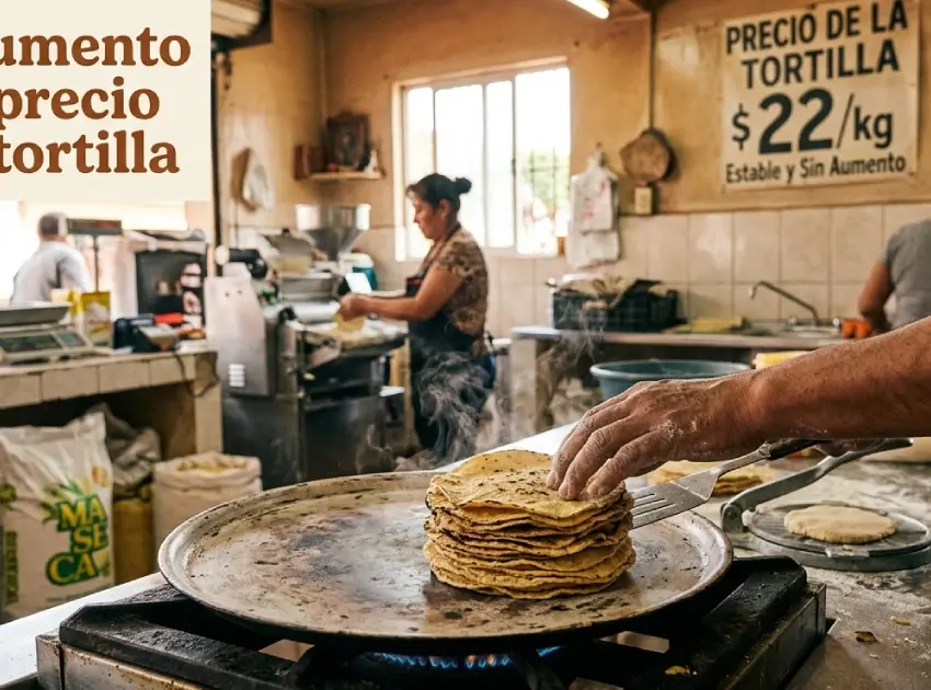 Profeco y Agricultura desmienten aumento en el precio de la tortilla en México