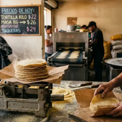 Posible alza de 2 a 4 pesos en kilo de tortilla genera debate en México