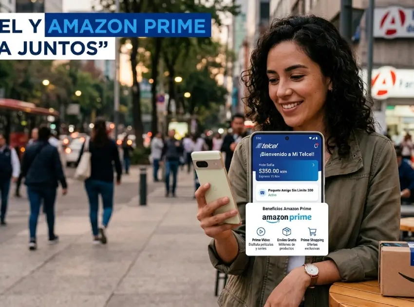 Así funciona la nueva alianza entre Telcel y Amazon México