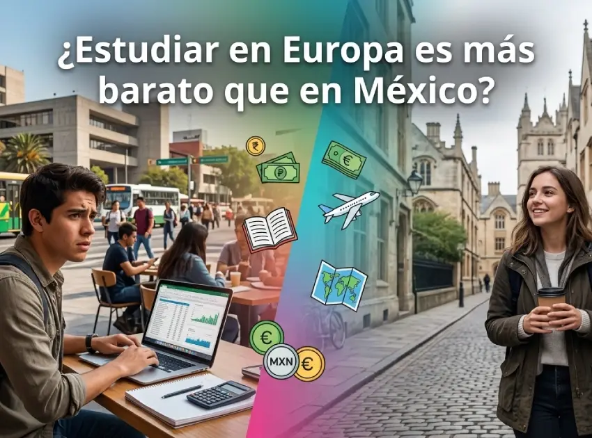¿Es realmente más caro estudiar en Europa que en México?
