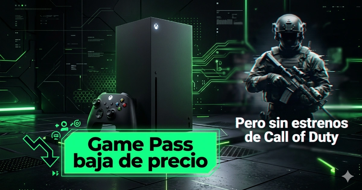 Xbox Game Pass precio baja pero sin estrenos de Call of Duty en la plataforma
